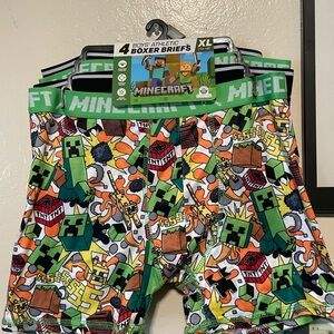 (SOLD‼️) Boys Athletic Minecraft Video Game Boxer Briefs